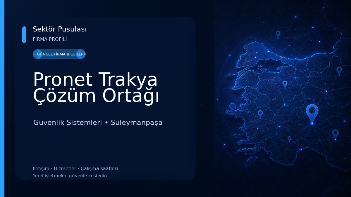 Pronet Trakya Çözüm Ortağı