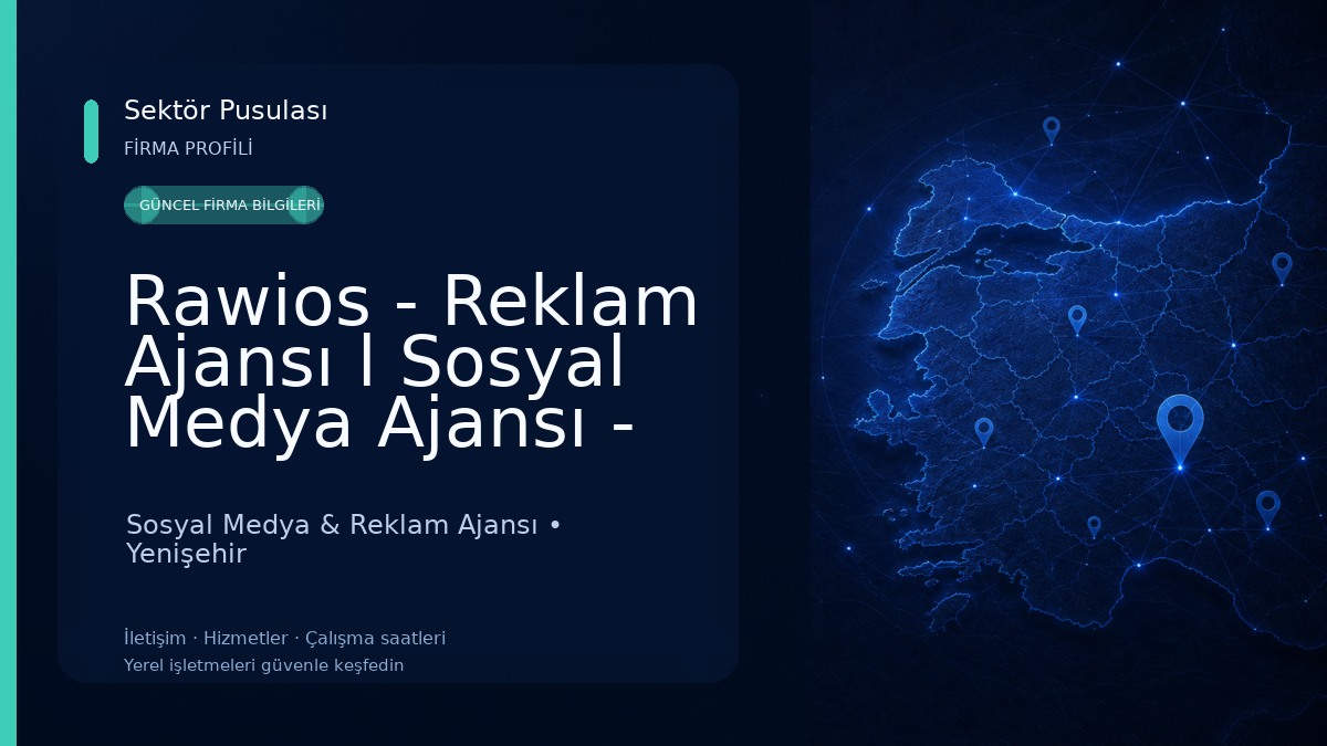 Rawios - Reklam Ajansı l Sosyal Medya Ajansı - Tanıtım Klibi - Web Tasarım - Marka Geliştirme - E-Ticaret Sosyal Medya & Reklam Ajansı