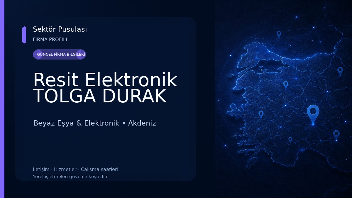 Resit Elektronik TOLGA DURAK Beyaz Eşya & Elektronik