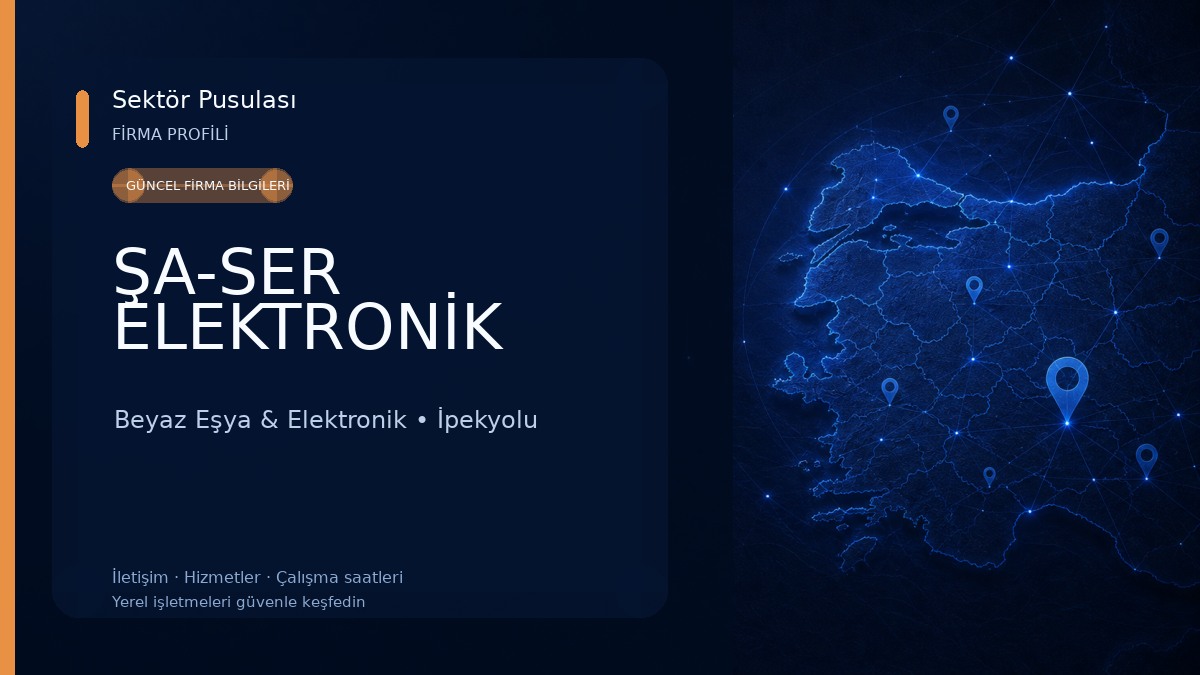 ŞA-SER ELEKTRONİK Beyaz Eşya & Elektronik