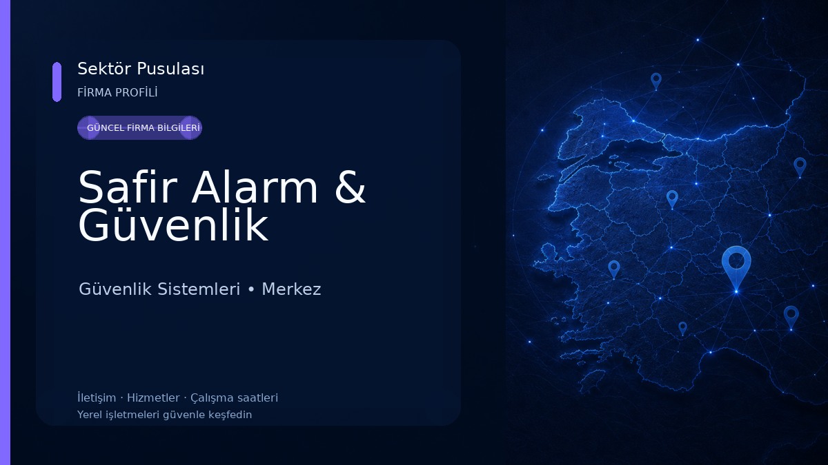 Safir Alarm & Güvenlik 