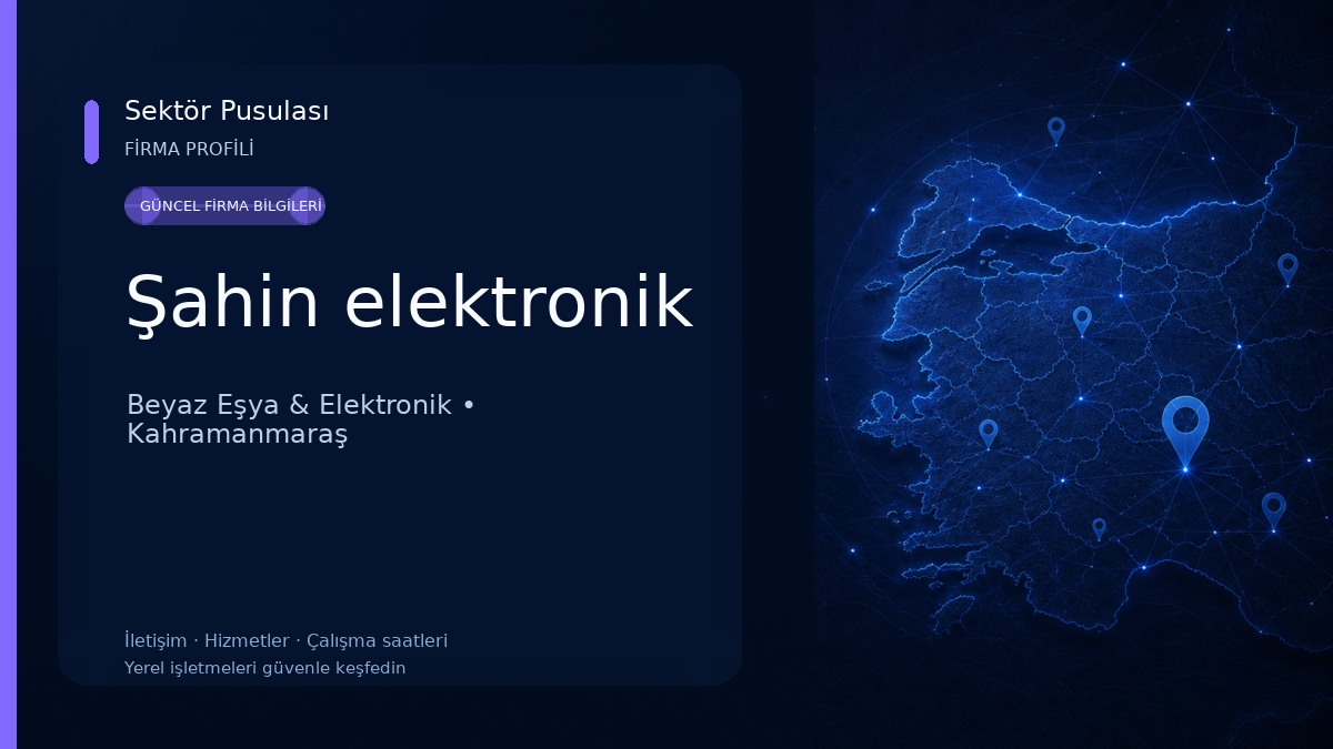Şahin elektronik