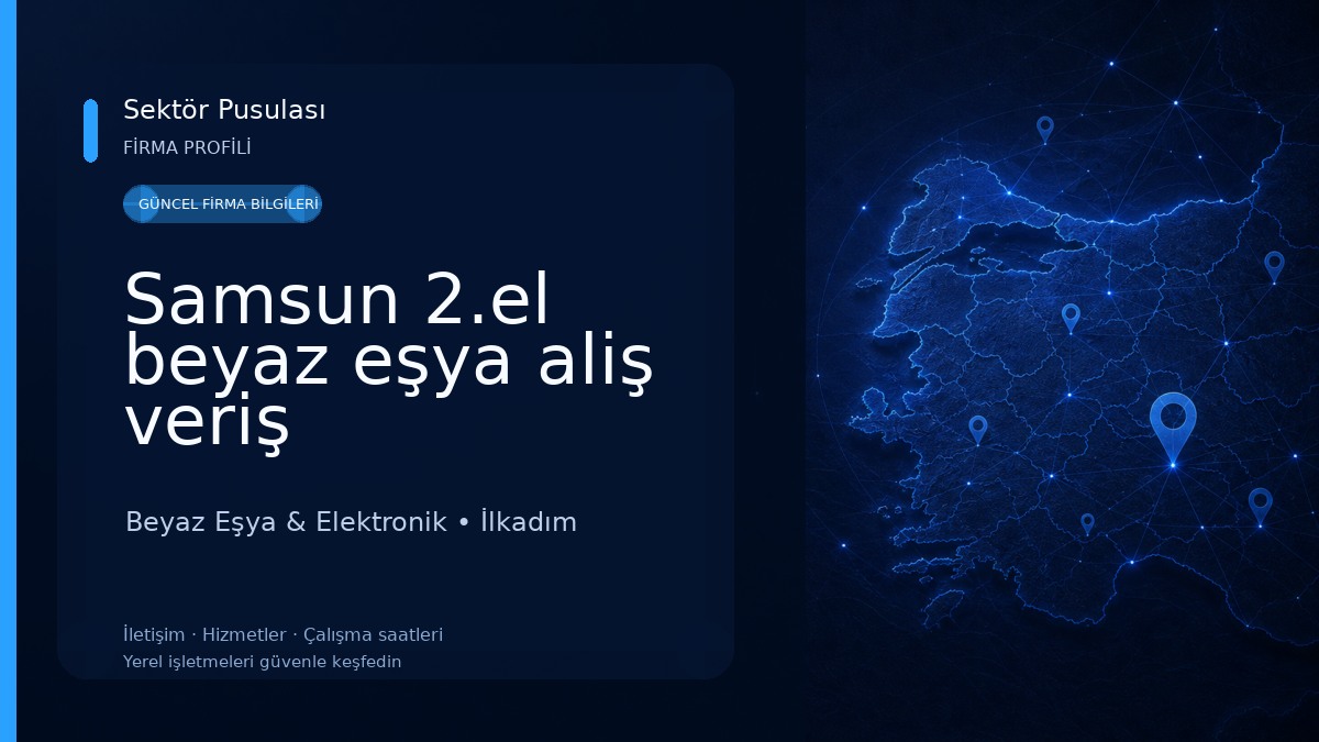 Samsun 2.el beyaz eşya aliş veriş