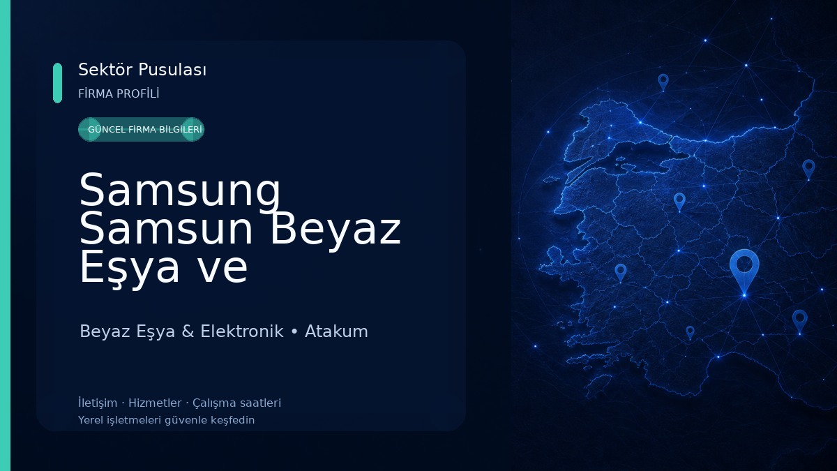 Samsung Samsun Beyaz Eşya ve Elektronik Yetkili Servisi - Bayrak Elektronik Beyaz Eşya & Elektronik