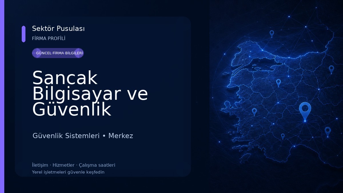 Sancak Bilgisayar ve Güvenlik sistemleri 