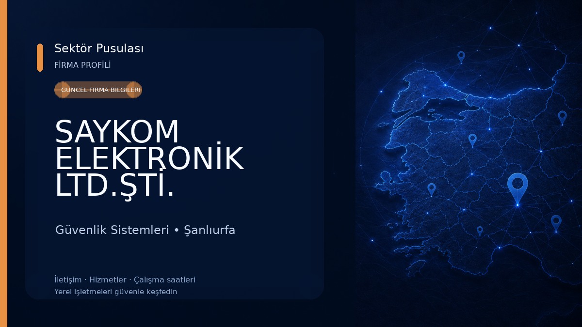 SAYKOM ELEKTRONİK LTD.ŞTİ. Güvenlik Sistemleri