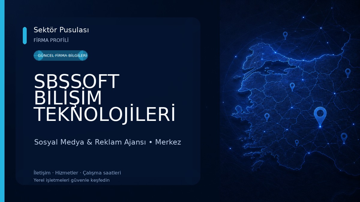 SBSSOFT BİLİŞİM TEKNOLOJİLERİ Sosyal Medya & Reklam Ajansı