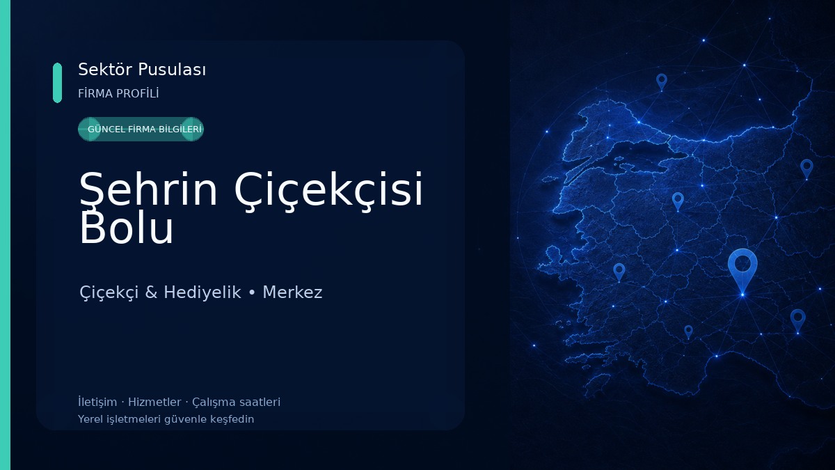Şehrin Çiçekçisi Bolu