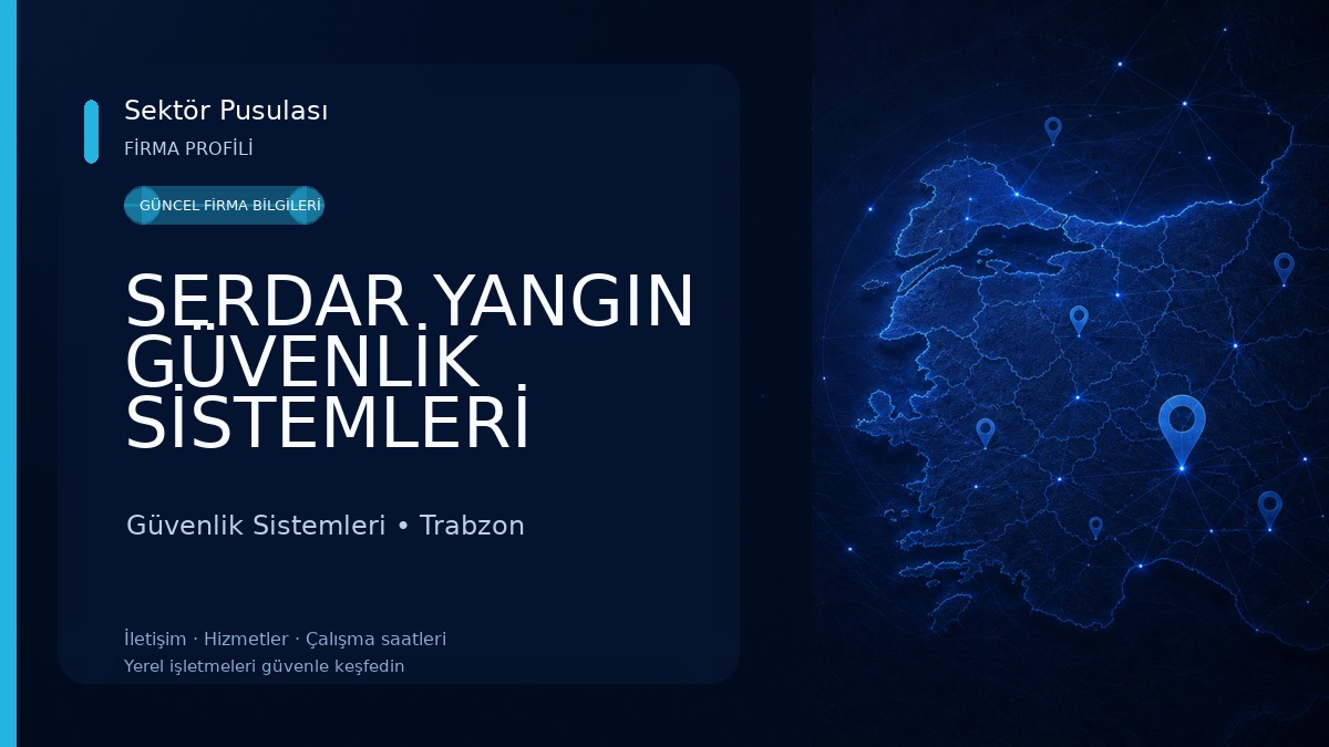SERDAR YANGIN GÜVENLİK SİSTEMLERİ Güvenlik Sistemleri
