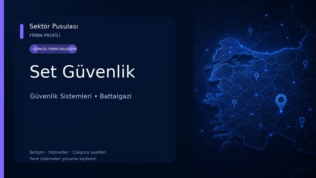 Set Güvenlik Güvenlik Sistemleri
