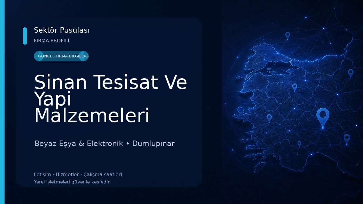 Sinan Tesisat Ve Yapi Malzemeleri