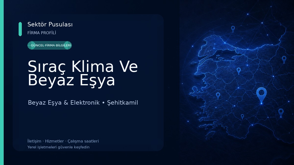 Sıraç Klima Ve Beyaz Eşya Beyaz Eşya & Elektronik