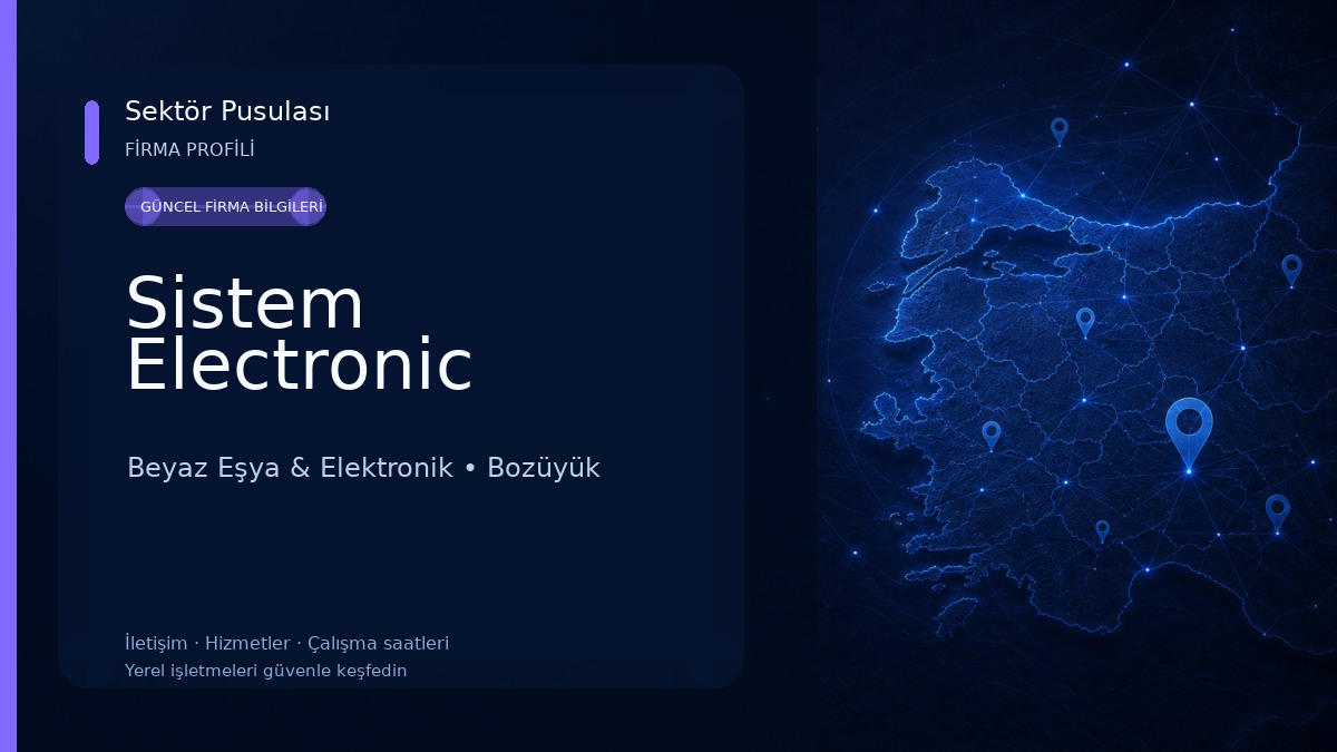 Sistem Electronic Beyaz Eşya & Elektronik