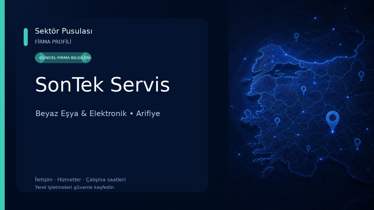 SonTek Servis Beyaz Eşya & Elektronik