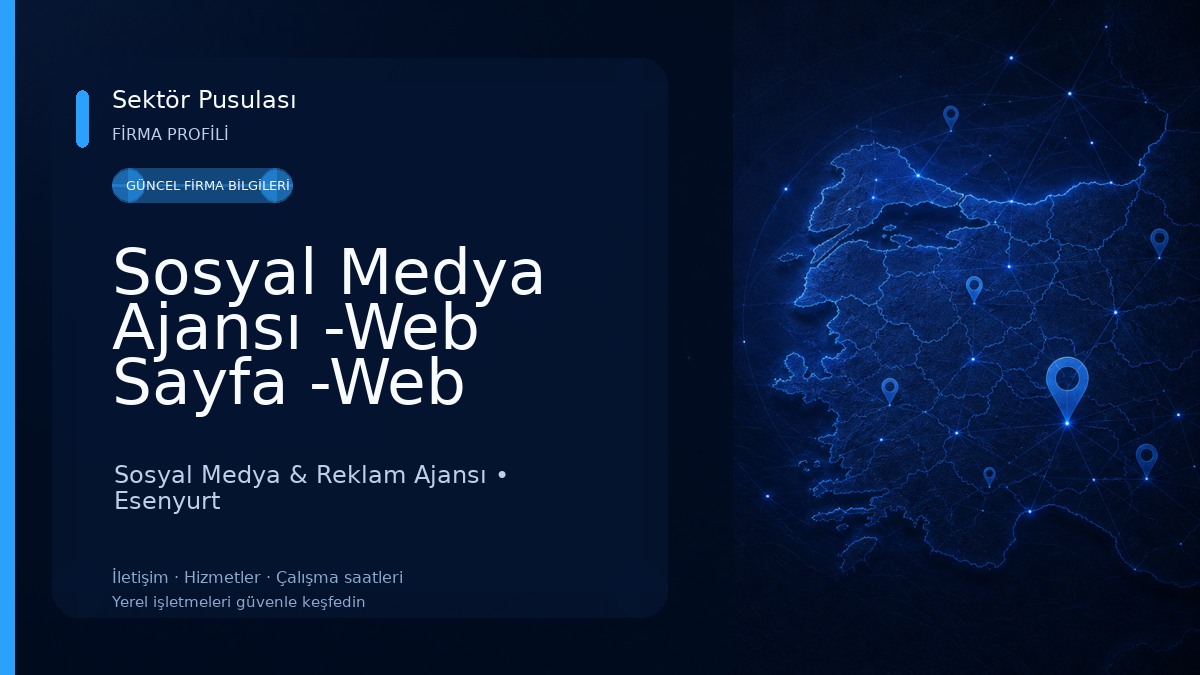 Sosyal Medya Ajansı -Web Sayfa -Web Tasarım Sosyal Medya & Reklam Ajansı