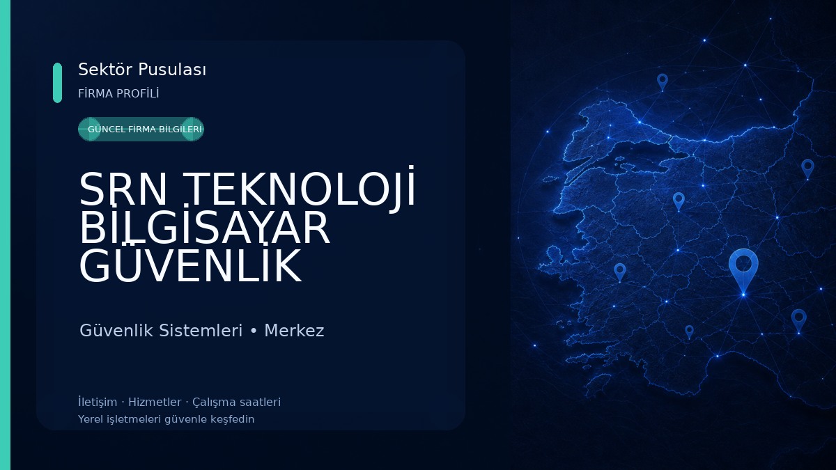 SRN TEKNOLOJİ BİLGİSAYAR GÜVENLİK SİSTEMLERİ LTD.ŞTİ Güvenlik Sistemleri