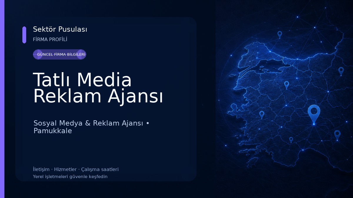 Tatlı Media Reklam Ajansı Sosyal Medya & Reklam Ajansı