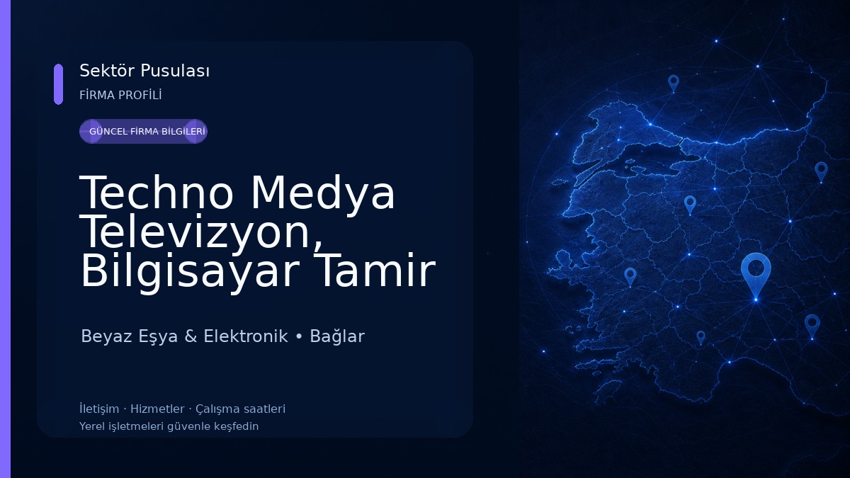 Techno Medya Televizyon, Bilgisayar Tamir Uydu Çanak Kurulum Güvenlik Kamera Sistemleri Beyaz Eşya & Elektronik