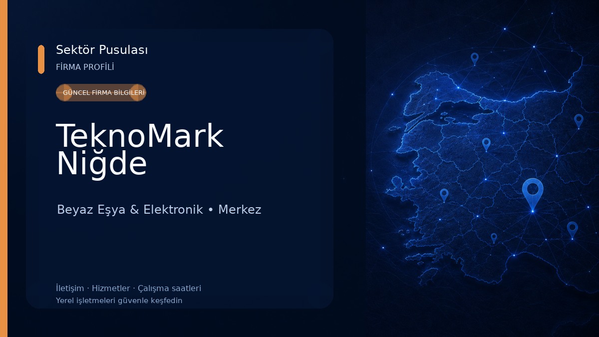 TeknoMark Niğde Beyaz Eşya & Elektronik