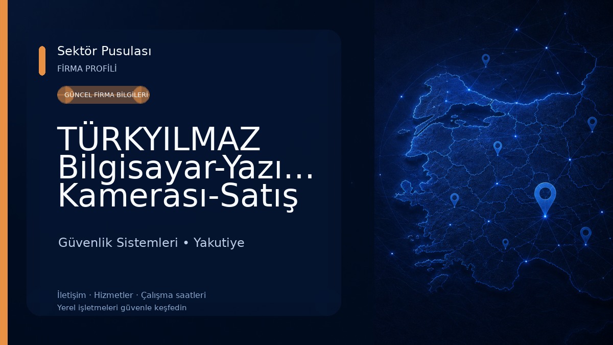 TÜRKYILMAZ Bilgisayar-Yazıcı-Fotokopi-Toner-Güvenlik Kamerası-Satış ve Teknik Servis-Epson-Canon-Hp-Kyocera-Hıkvısıon Güvenlik Sistemleri