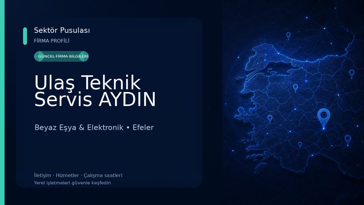 Ulaş Teknik Servis AYDIN Beyaz Eşya & Elektronik
