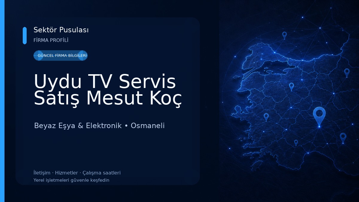 Uydu TV Servis Satış Mesut Koç 
