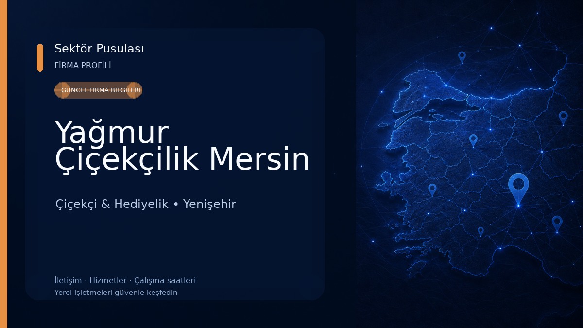 Yağmur Çiçekçilik Mersin Çiçekçi & Hediyelik