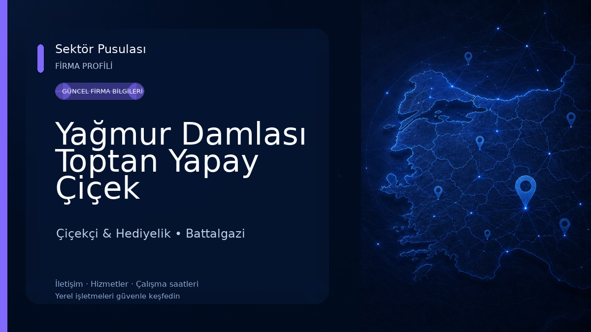 Yağmur Damlası Toptan Yapay Çiçek Çiçekçi & Hediyelik