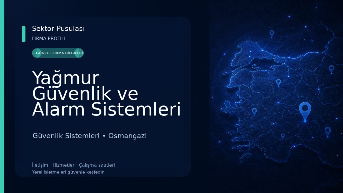 Yağmur Güvenlik ve Alarm Sistemleri Güvenlik Sistemleri