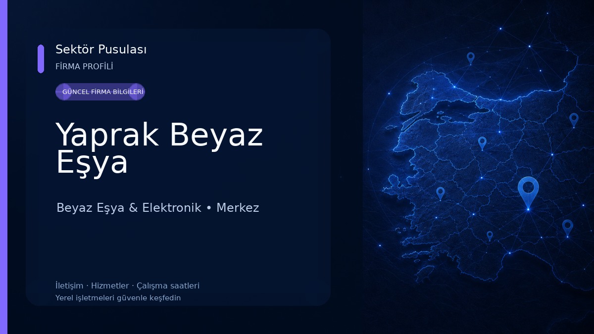 Yaprak Beyaz Eşya 